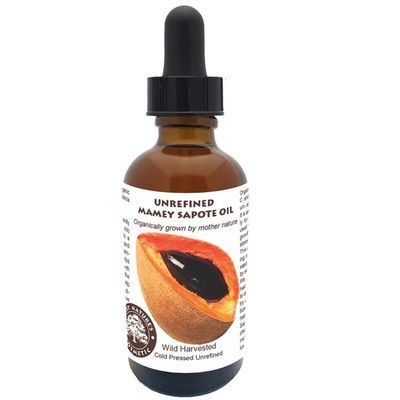 Best Nature's Cosmetics Mamey Sapote Oil Organic - revitalize dry skin and hair with deep moisture and frizz control. For curly, wavy hairs. 4 fl oz / 120ml