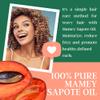 Best Nature's Cosmetics Mamey Sapote Oil Organic - revitalize dry skin and hair with deep moisture and frizz control. For curly, wavy hairs. 4 fl oz / 120ml view 3