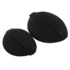 4Pcs/2Pair Sponge Bump It Up Volume Hair Base Styling Insert Tool Hair Accessories, Black view 2