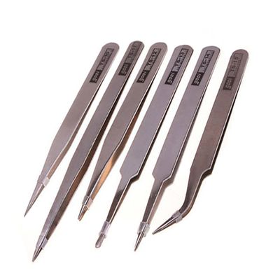 6pcs Anti-static Tweezer Maintenance Tool Kit TS10-15