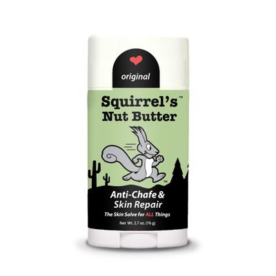Squirrel's Nut Butter Anti Chafe Stick | All Natural Chafe Prevention & Skin Care for Athletes, Runners & Adventurers | Thighs, Arms, Pack Straps & More | 2.7 oz