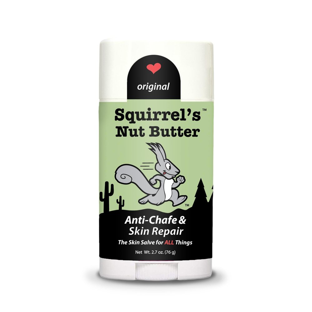 Squirrel's Nut Butter Anti Chafe Stick | All Natural Chafe Prevention & Skin Care for Athletes, Runners & Adventurers | Thighs, Arms, Pack Straps & More | 2.7 oz