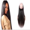 YanT HAIR Brazilian Virgin Hair 360 Lace Frontal Closure Free Part Straight Human Hair 1 Piece 18 Inches Natural Black Color Pack of 1 view 1