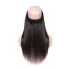 YanT HAIR Brazilian Virgin Hair 360 Lace Frontal Closure Free Part Straight Human Hair 1 Piece 18 Inches Natural Black Color Pack of 1 view 3