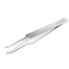 Blackhead Acne Extraction Tweezers - FEITA Pro & Surgical-Grade Stainless Steel Bend Curved Comedone Extractor Tweezer Tool for Remove Whitehead and Clogged Pores, Pimple - Silver view 1