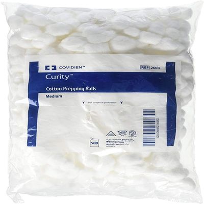 Cotton Ball Kendall Medium 100% Cotton Nonsterile - 4000/Cs (Mfn # 2600)