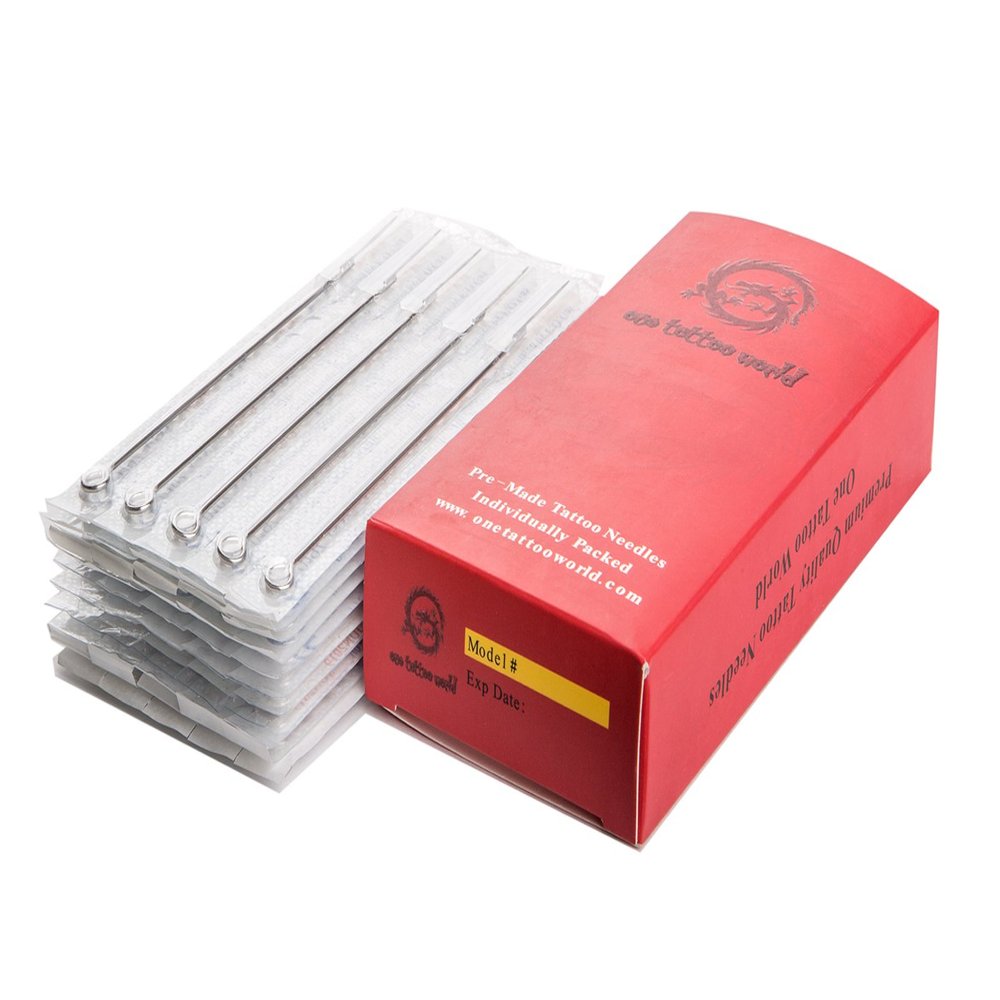 1TattooWorld 50 Pcs 7 Round Shader Sterilized Tattoo Needles, OTW-50-7RS.2