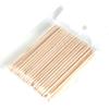 759SHOP 2 Ways Beige Pedicure Manicure Nail Art Tool Wood Cuticle Remover Sticks 50Pcs view 1