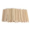 759SHOP 2 Ways Beige Pedicure Manicure Nail Art Tool Wood Cuticle Remover Sticks 50Pcs view 3