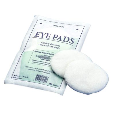 50 Pairs Cotton Eye Pads Oval Eye Shaped Patches Facial Treatments