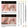 7-Piece Blackhead Remover Kit - Pimple Comedone Extractor Tool set for Facial Acne and Treatment for Blemish, Whitehead Popping, Zit Removing for Risk Free Nose Face Skin with Metal Case view 4