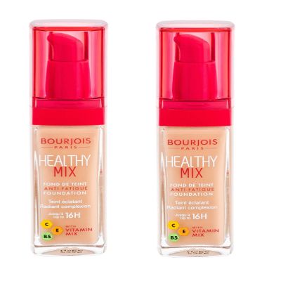 2x Bourjois Healthy Mix Serum Gel Foundation 56 Light Bronze 30ml New & Sealed