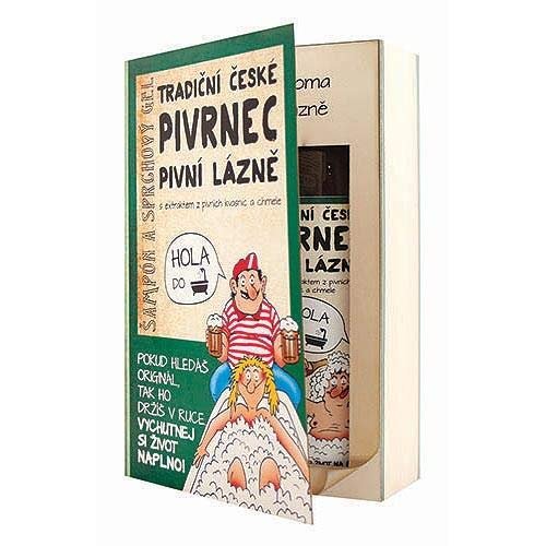 BEER COSMETICS PIVRNEC - SET OF GEL AND SHAMPOO - BOOK Original Gift set