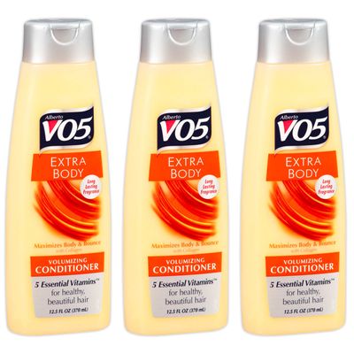 Alberto VO5 Extra Body Volumizing Conditioner, 12.5 Ounces (Pack of 3)