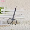 Eyebrow Scissors, Stainless Steel Beauty Scissors Comb Eyelash Hair Trimming Grooming Scissors Cosmetic Makeup Tool for Facial Hair Manicure Nail Moustache Eyebrow Eyelash Nose Ear view 2