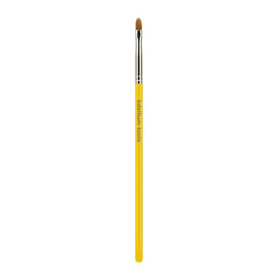 Bdellium Tools Professional Makeup Brush - Studio Series 711 Pointed Tip Liner - With Soft Synthetic Fibers, For Lining the Eyes (Yellow, 1pc)