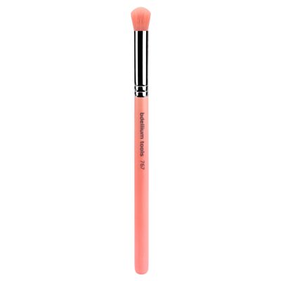 Bdellium Tools Professional Makeup Brush - Pink Bambu Series 767 Round Dome Blender - With Soft Synthetic Fibers, For Blending & Smoothing (Pink, 1pc)