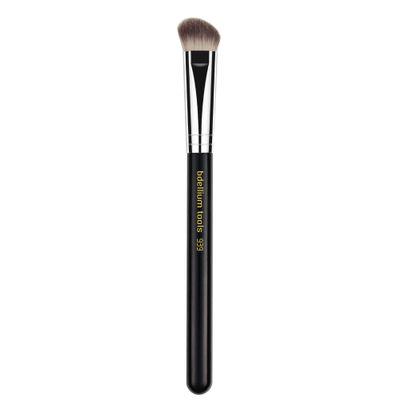 Bdellium Tools Professional Makeup Brush - Maestro Series 939 Slanted Detailer - With Soft Synthetic Fibers, For Precise Contouring (Black, 1pc)