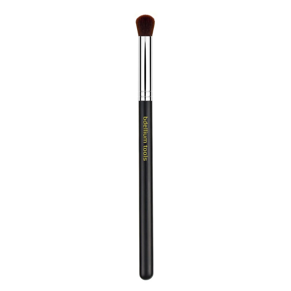 Bdellium Tools Professional Makeup Brush - Maestro Series 767 Round Dome Blender - With Soft Synthetic Fibers, For Blending & Smoothing (Black, 1pc)