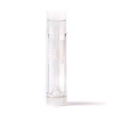 5ml Lip Balm Lipstick Twister With Push On Cap Natural Clear x 100