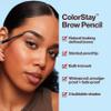 Revlon ColorStay Eyebrow Pencil with Spoolie Brush, Waterproof, Hair-Like Strokes, Stocking Stuffer for Her, 210 Soft Brown, 0.021 oz view 3