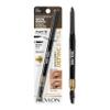 Revlon ColorStay Eyebrow Pencil with Spoolie Brush, Waterproof, Hair-Like Strokes, Stocking Stuffer for Her, 225 Soft Black, 0.021 oz view 1