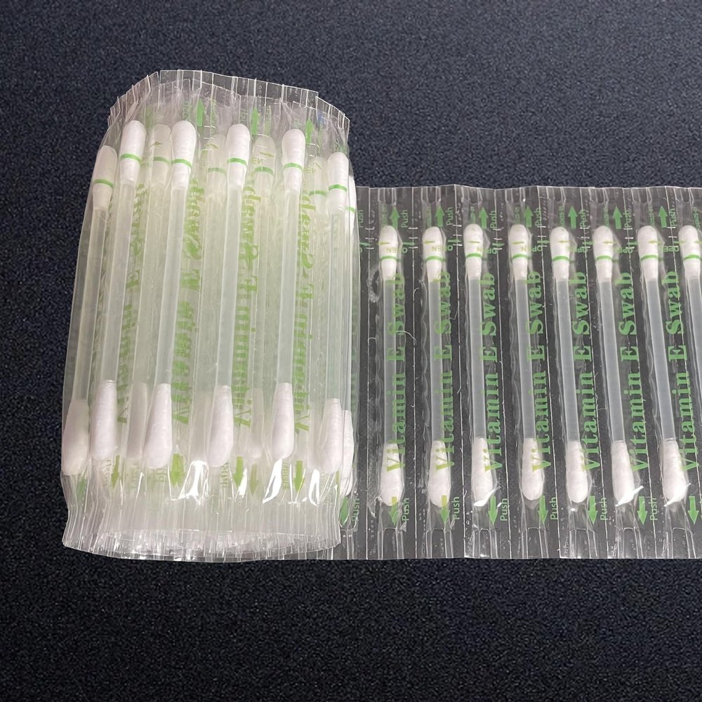 100 pcs Vitamin E Lips Oil Swabs Stick Disposable VE Cotton Swab Protect Lip Gum Anti-dry Moisture For Use Before Teeth Whitening (100 Pcs)