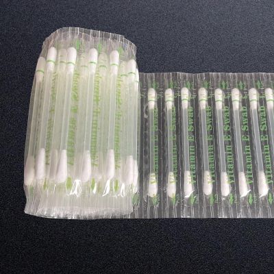 50pcs Vitamin E Lips Oil Swabs Stick Disposable VE Cotton Swab Protect Lip Gum Anti-Dry Moisture for Use Before Teeth Whitening (50 Pcs)