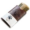 Sandalwood Beard Comb for Men - Handmade Premium Wooden Beard & Mustache Comb - Fine & Wide Tooth - Travel Pocket Size - Beard Grooming Kit for Men in PU Leather Case by Hunter Jack view 2