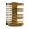 Sandalwood Beard Comb for Men - Handmade Premium Wooden Beard & Mustache Comb - Fine & Wide Tooth - Travel Pocket Size - Beard Grooming Kit for Men in PU Leather Case by Hunter Jack view 3