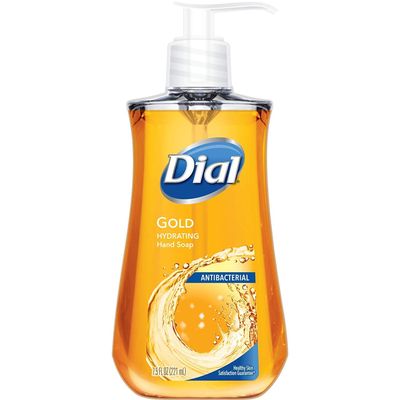 Dial Antibacterial Liquid Hand Soap Gold, 7.5 Fl Oz (Pack of 4)