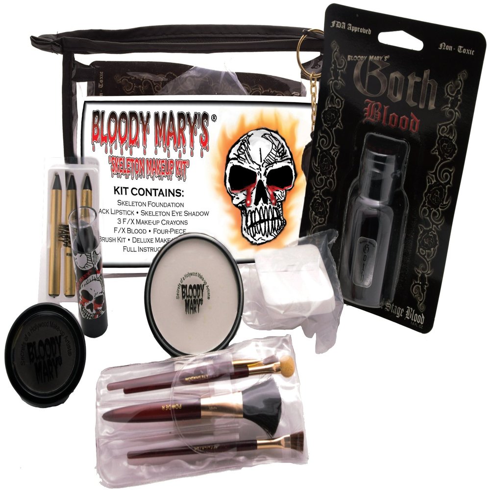 Bobbie Weiner Ent PMK13 Skeleton Professional Undead Makeup Kit