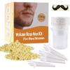 Wokaar Nose Wax Kit for Men & Women | 100g Wax, 30 Applicators (15-20 Uses) | Painless Nasal & Ear Hair Removal | Fast 3-Min Removal | Safe Hair Remover Kit for Nose & Ear Hair | Waxing Kit for Men view 1