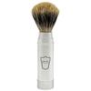 Parker Full Size Travel Shaving Brush with Pure Badger Bristles - Ingenious Design Stores the Brush Head in the Handle Making the Brush Compact for Travel view 3