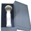 Parker Full Size Travel Shaving Brush with Pure Badger Bristles - Ingenious Design Stores the Brush Head in the Handle Making the Brush Compact for Travel view 4
