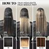 Sensationnel Empire yaki human hair - Tangle Free Weaving for Quick Weave and Sew in Styles for Faux Highlights and Fauxmiddlepart Leave Out - 1 Pack (10 inch, 2 DARKBROWN) view 3