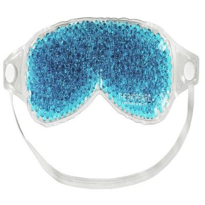 Eye Mask by TheraPearl, Ice Pack, Flexible Gel Beads for Hot Cold Therapy, for Puffy, Swollen Eyes & Relaxation, Non Toxic & Reusable