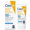 CeraVe 100% Mineral Sunscreen SPF 50, Face sunscreen With Zinc Oxide & Titanium Dioxide, Hyaluronic Acid + Niacinamide + Ceramides, Oil Free, Travel Size 2.5 oz view 1