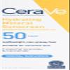 CeraVe 100% Mineral Sunscreen SPF 50, Face sunscreen With Zinc Oxide & Titanium Dioxide, Hyaluronic Acid + Niacinamide + Ceramides, Oil Free, Travel Size 2.5 oz view 2