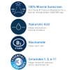 CeraVe 100% Mineral Sunscreen SPF 50, Face sunscreen With Zinc Oxide & Titanium Dioxide, Hyaluronic Acid + Niacinamide + Ceramides, Oil Free, Travel Size 2.5 oz view 4