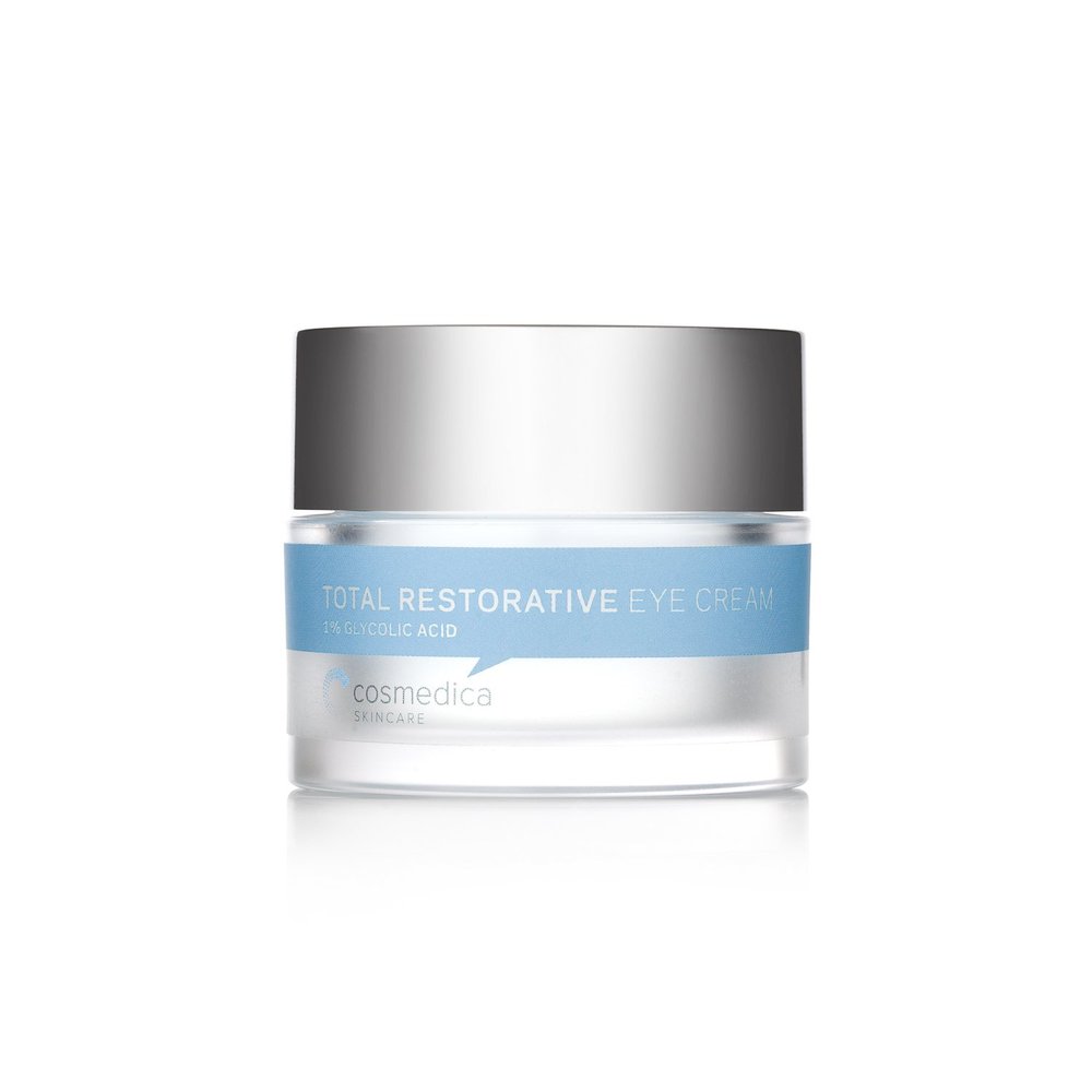 Cosmedica Skincare Total Restorative Eye Cream, 0.7 Ounce Anti-Aging Eye Cream - Intense Hydration and Collagen Boosting Actives to Firm and Rejuvenate Delicate Eyes