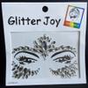 Festival Face Jewels Tattoo - Face Gems Stickers, Temporary Body Gem Sticker Tattoos for Festival, 6-Pack, Clear view 4
