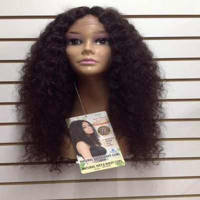 100% Brazilian Virgin Hair Natural Wet and Wavy Wig