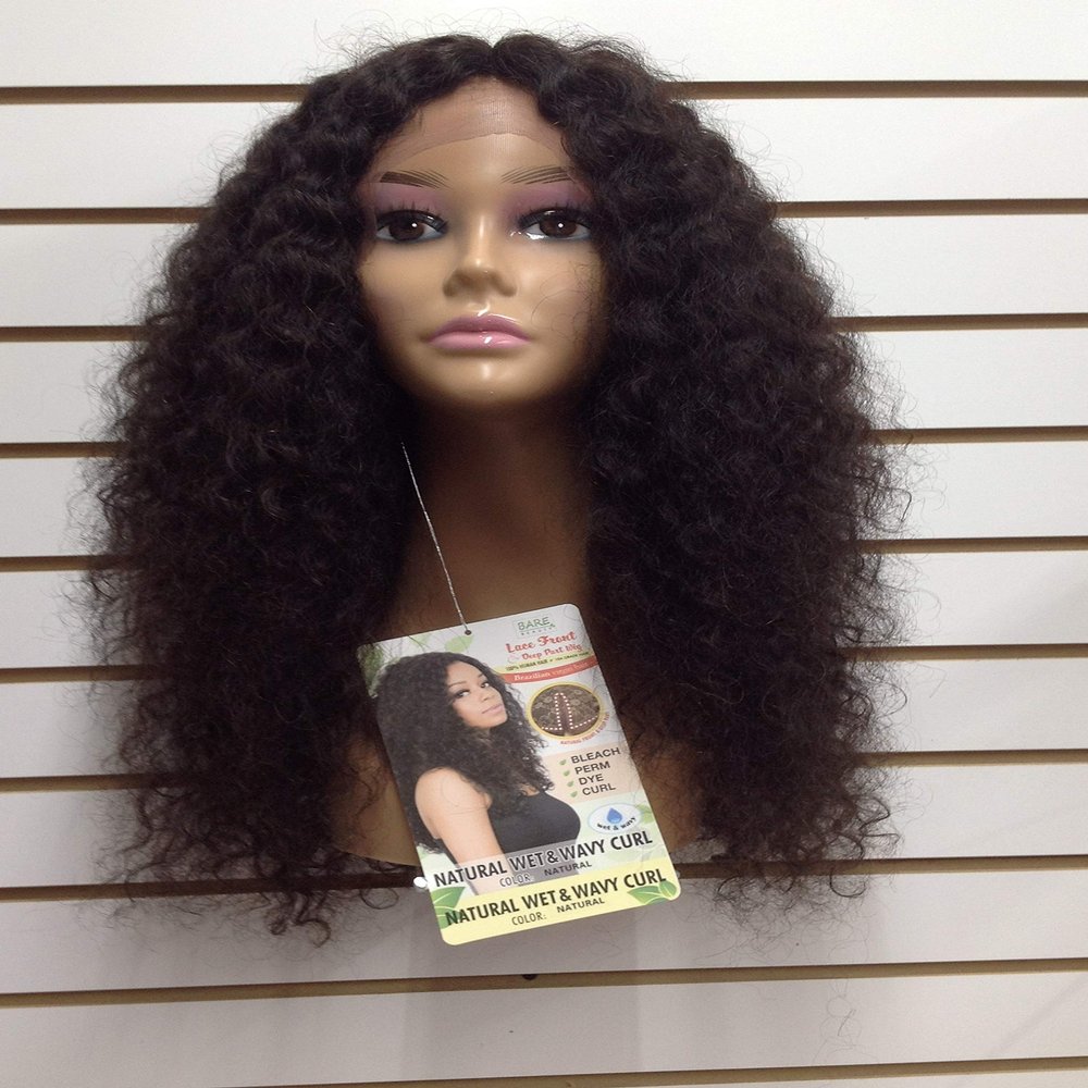100% Brazilian Virgin Hair Natural Wet and Wavy Wig