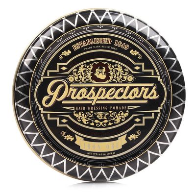 Prospectors Pomade Iron Ore | Hair Styling Pomade for Men | Strong Hold No Flakes Natural Shine | Moisturizes Hair for Any Hairstyle Paste Molding Sculpting Slick Back Fresh Scent Water Based 14oz