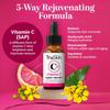 TruSkin Vitamin C Super Serum for Face, 5 Skin Benefits, 1 fl oz view 2