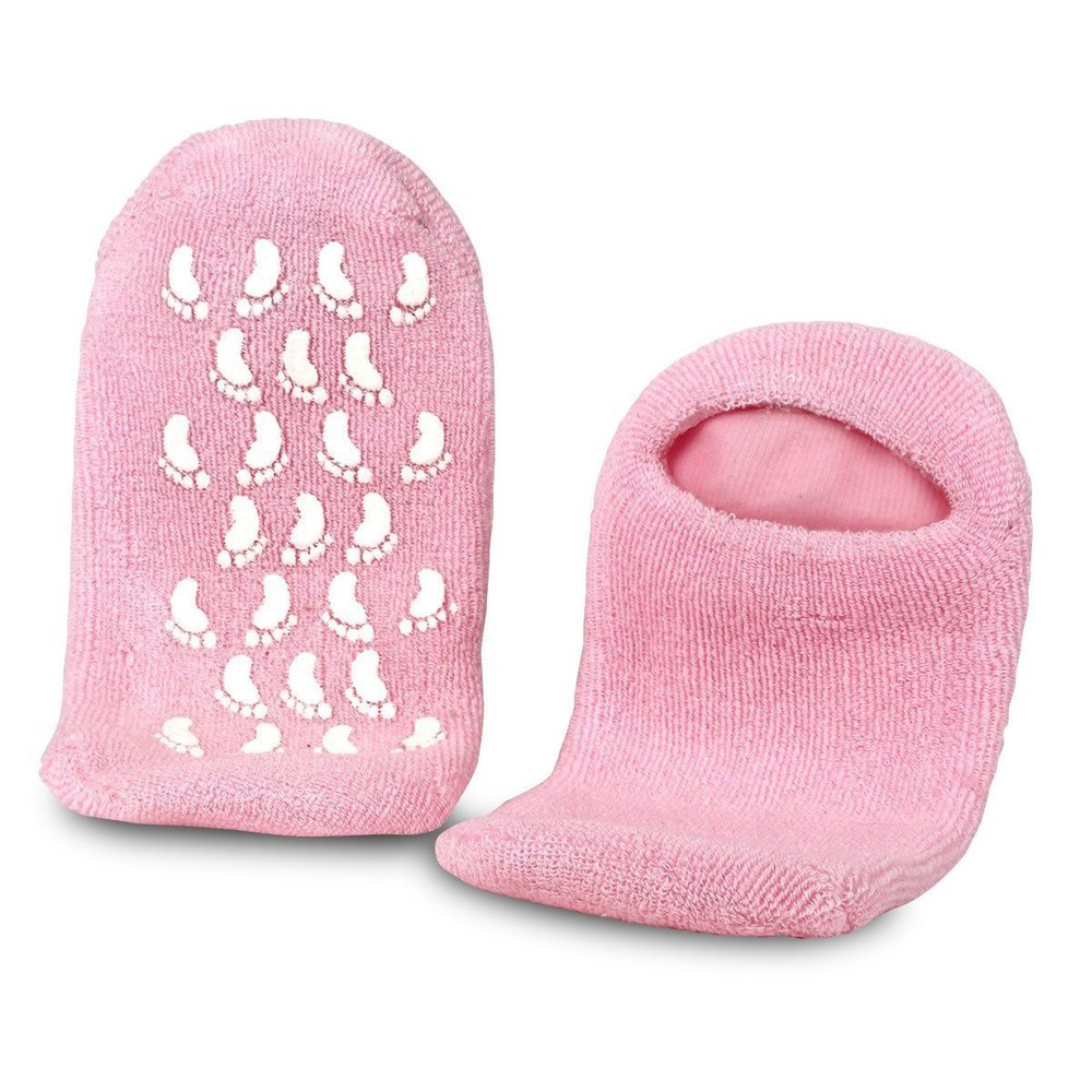 Amazing Kiss Spa Moisturizing Gel Socks Hard Dry Cracked Skin Foot Care Socks Mask Dry Hard Skin