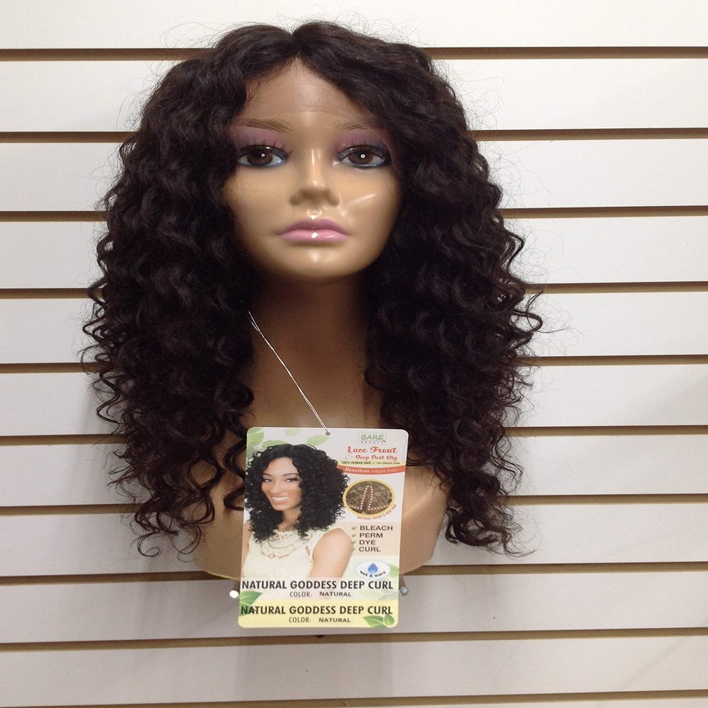 100% Brazilian Virgin Hair Natural Goddess Deep Curl Wig