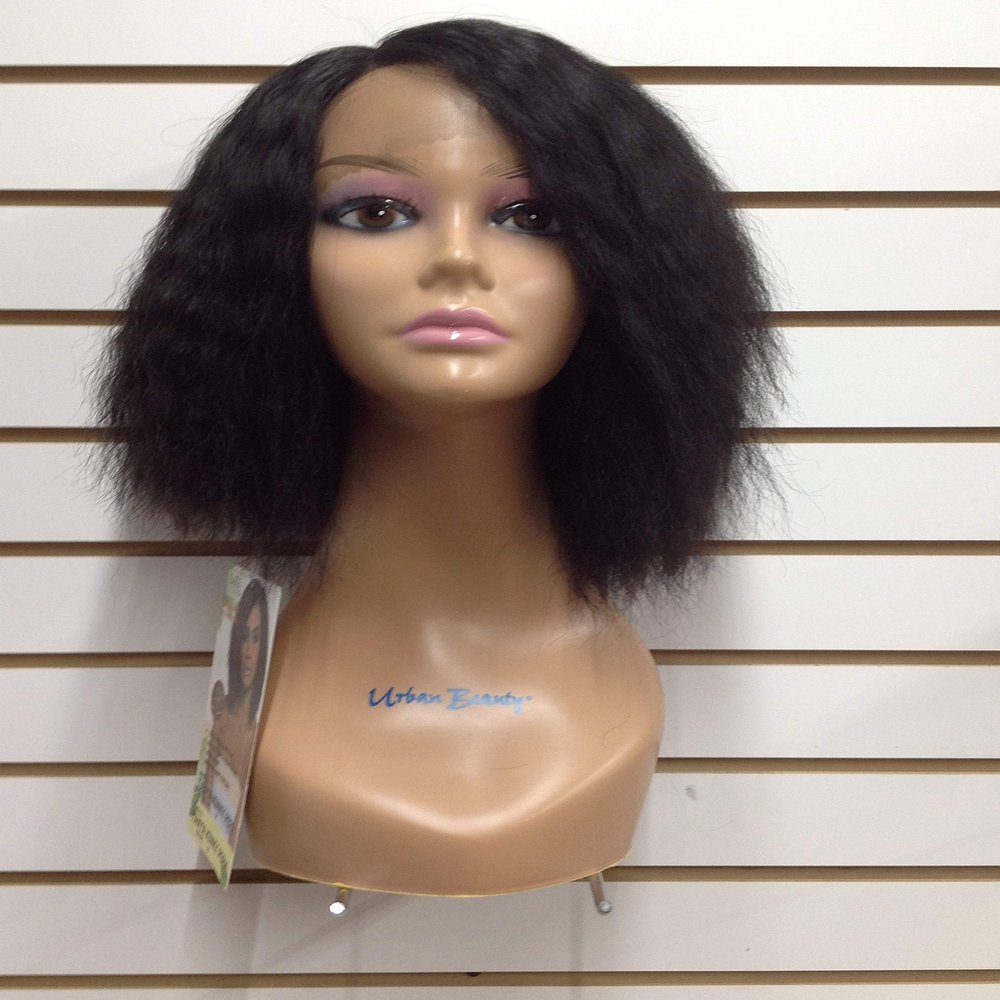 100% Brazilian Virgin Hair Tanya Kinky Wig, 1B