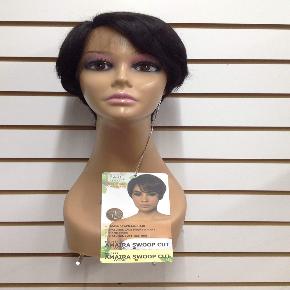 100% Brazilian Hair Amaira Swoop Cut Wig